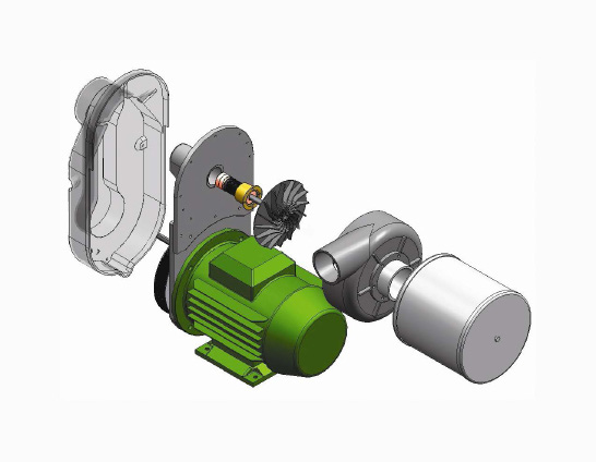 Soufflantes compactes EP10A, Almeco