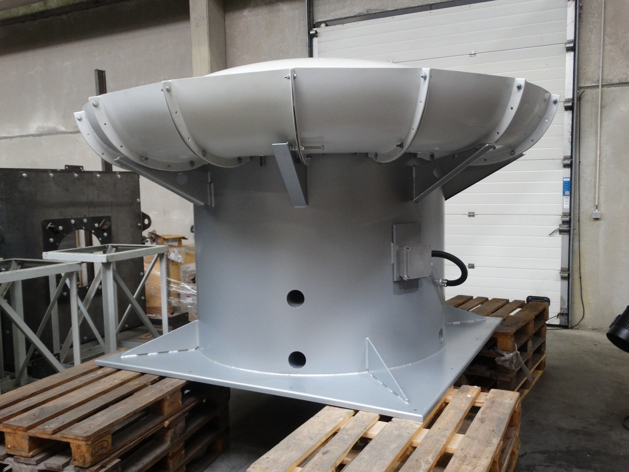 Extracteur axial silencieux résistant aux acides, ventilateurs industriels, Almeco
