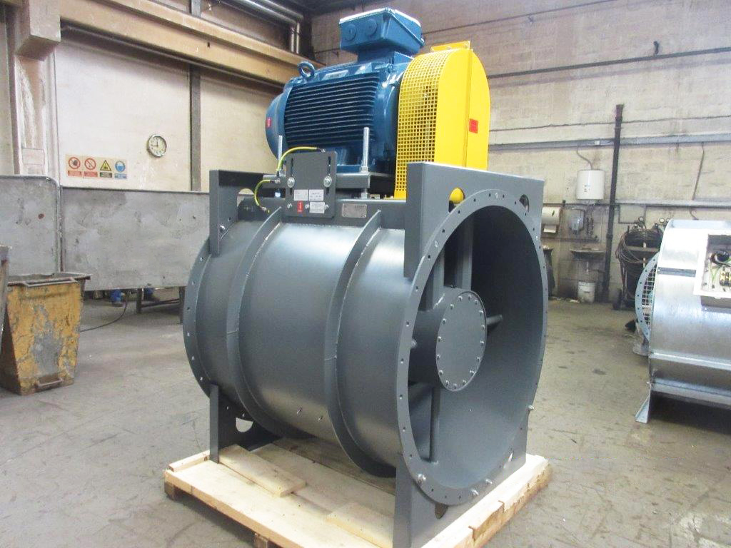 Wind tunnel for school training, industrial fans, Almeco
