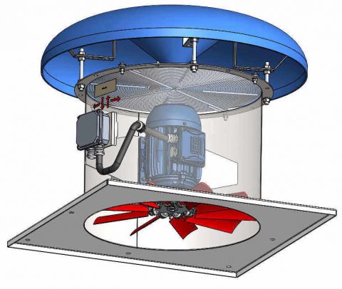 ADD ventilateur de toiture
