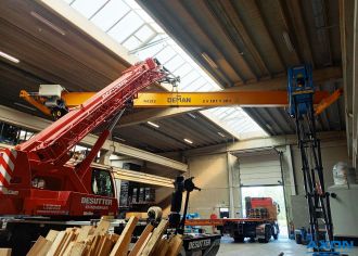 Plaatsing nieuwe rolbrug